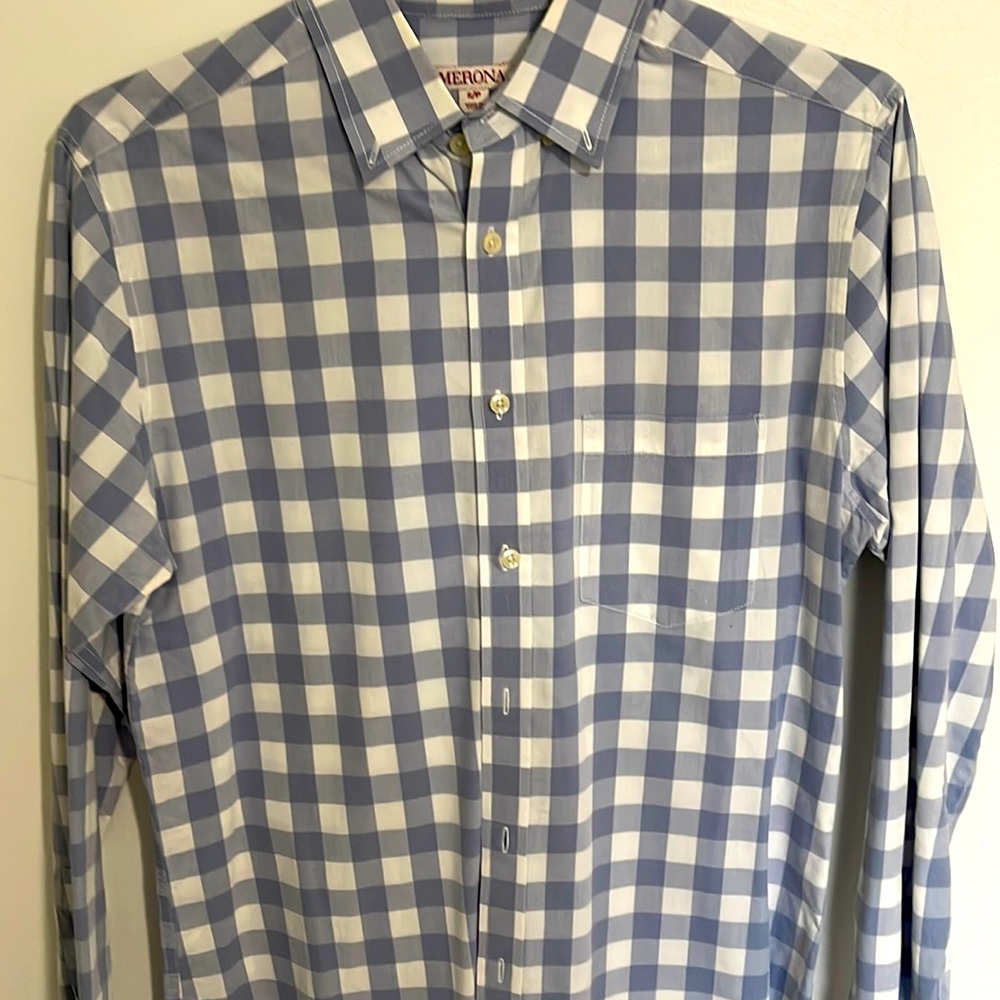 NWOT. Merona size Small checkered button up.
